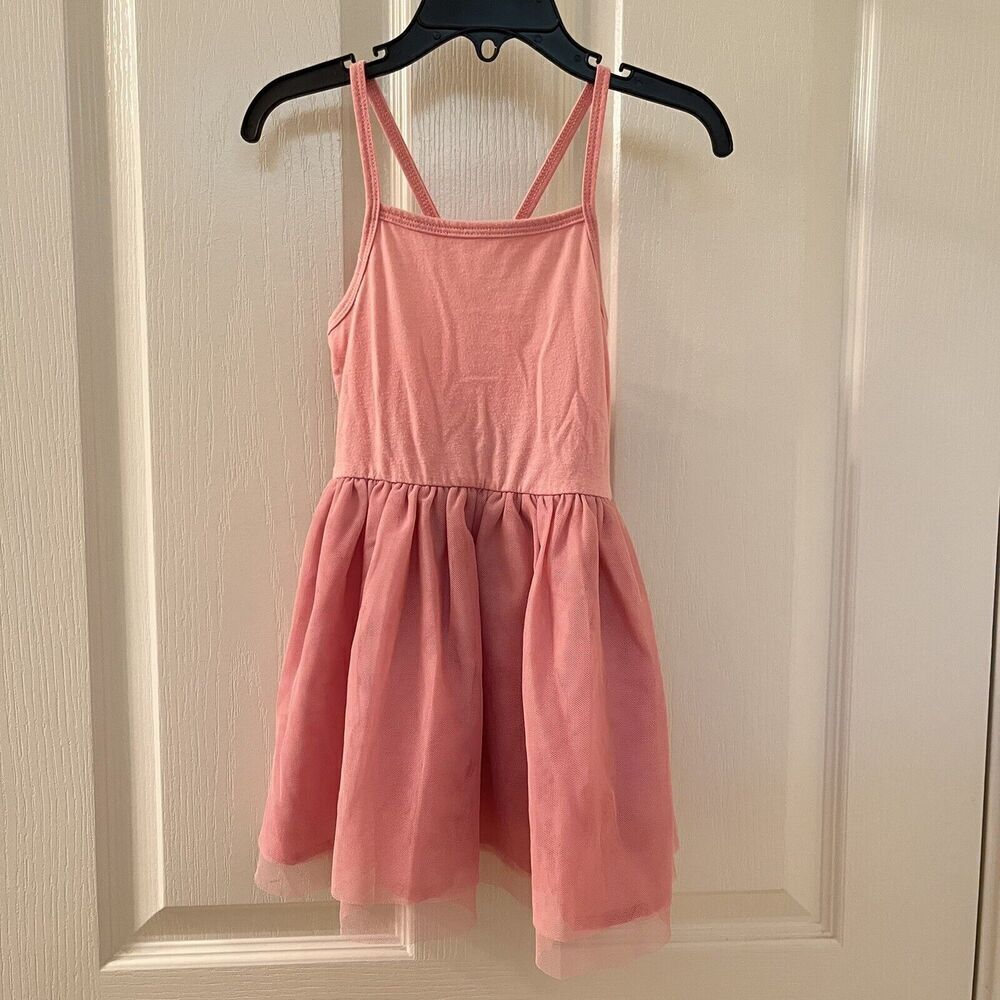 Old Navy Girls Blush Pink Tutu Tank Dress Size 3T